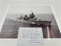 WWII USS Indianapolis survivor autograph