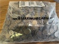 28lbs. of WHEAT LINCOLN CENTS (SEALED BAG)