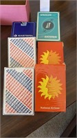 6 Decks of cards, Eastern, American and National