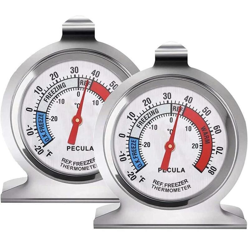 2 PACK REFRIGERATOR THERMOMETER,