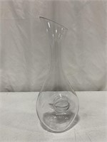 WINE GLASS DECANTER 14 x5IN