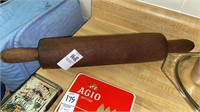 Solid wooden rolling pin 18’’ long