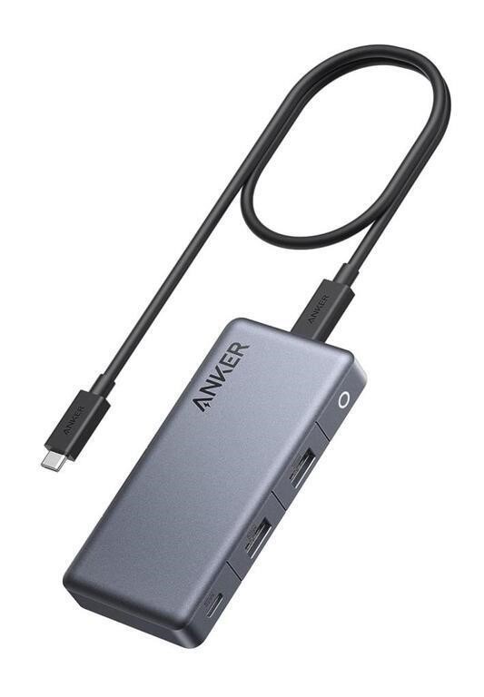 ANKER 343 USB C HUB (7 IN 1, DUAL 4K HDMI)