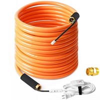 GESUNDTEK 50FT Heated Water Hose for RV with GFCI