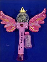 PRINCESS BUBBLE WAND 14IN
