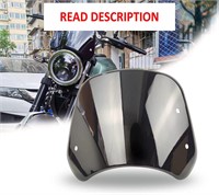 $24  Motorcycle Wind Deflector 5-7 LED Black