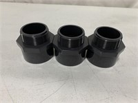 MALE THREAD PIPE FITTING, 3 PACK UPVC 1IN SOCKET