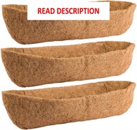 $20  ANPHSIN 3 Pack Coco Liners  24 Inch Window Bo