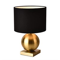 KUNJOULAM Luxury Gold Ball Table Lamp,Mid Century