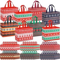 48 Pcs Christmas Gift Bags Christmas Tote Bags