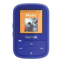 SanDisk 32GB Clip Sport Plus MP3 Player, Blue -