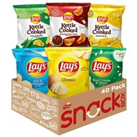 Lay S and Lay S Kettle Variety Pack 40 Count BB: