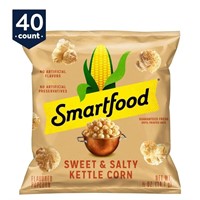Smartfood Kettle Corn Popcorn, 40 Ct (0.5 Oz.