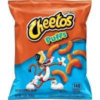 Cheetos Puffs Cheese Flavored Snacks 0.875 Oz