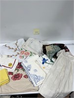 Vintage linens handkerchiefs baby dress