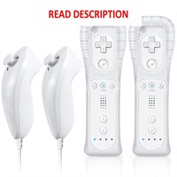 $36  2 Pack Wii Remote & Nunchuck for Wii/Wii U