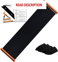 $39  Slide Board 4.6/6  2 Sets Booties  6ft Black