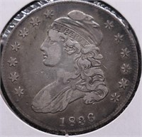 1836 BUST HALF DOLLAR VF