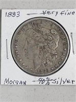 1883 MORGAN SILVER DOLLAR