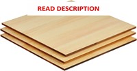 $33  Pine Plywood Sheets  14x14in 3 Pack  7mm