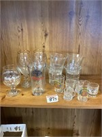 Shot glasses and cups