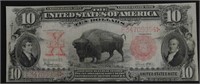 1901 10 $ US LEGAL TENDER VF