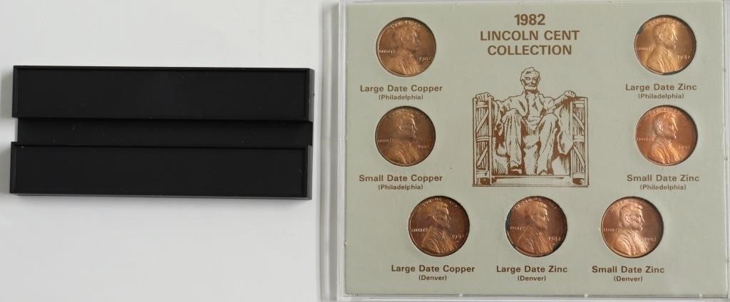 1982 LINCOLN SET CH BU RED W STAND