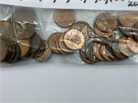 CANADA & USA - 48 DIFFERENT 1 CENT COINS