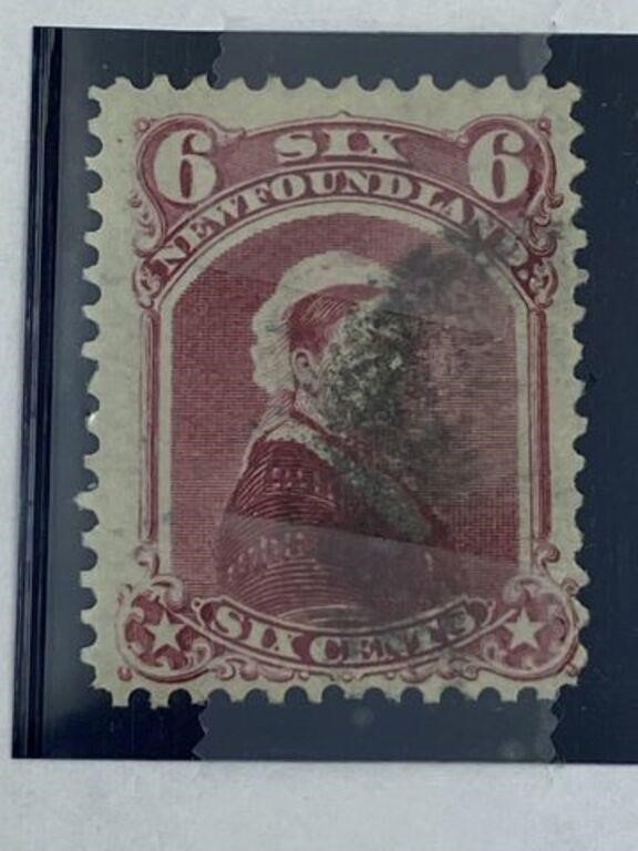 NFLD 1868 VICTORIA - CHOICE STAMP USED