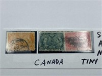 CANADA 1 CENT, 2 CENT & 3 CENT - VICTORIA 1837-97