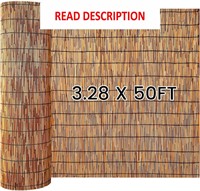 Drydiet 3.28ftx50ft Bamboo Privacy Reed Fence