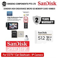 high endurance card 512gb for dash cams home