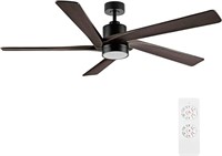WINGBO 54 Inch DC Ceiling Fan with Lights and