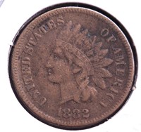 1882 INDIAN HEAD CENT XF