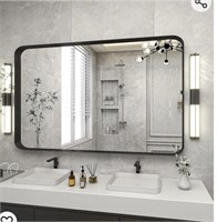 VooBang Bathroom Mirror 30x48 inch, Black
