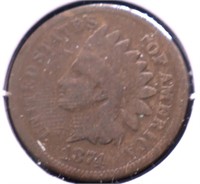 1874 INDIAN HEAD CENT VG