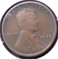 1922 D LINCOLNCENT VF