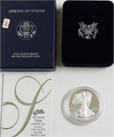2006 PROOF SILVER EAGLE W BOX PAPERS