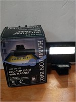 Hampton Bay solar powered LED clip light with