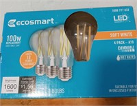 EcoSmart LED 100 watt 4-pack replacement bulbs