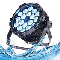 Outdoor Waterproof LED Par Lights 18x18W RGBWA UV