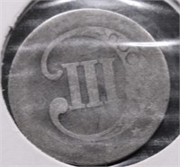 NO DATE 3 CENT SILVER