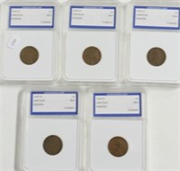 5// 1916 D IGS G 4 LINCOLN CENTS