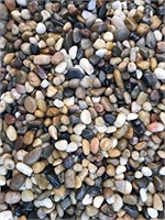 Voulosimi 40 LBS River Rock Stones, Natural