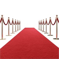 HOMBYS Extra Thick Red Carpet Runner for Events,