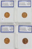 4// 1957 IGS PF68RED LINCOLN CENTS