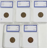 5// 1916 D IGS G 4 LINCOLN CENTS