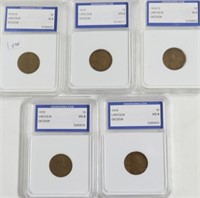 5// IGS VG 4 & 8 EARLY DATE LINCOLN CENTS