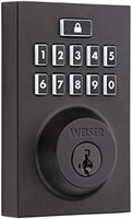 Weiser SmartCode 10 golden Keyless Entry Door