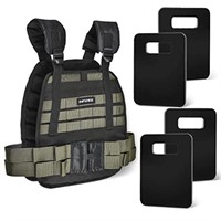 INFIDEZ Tactical Adjustable Weighted Vest with 4